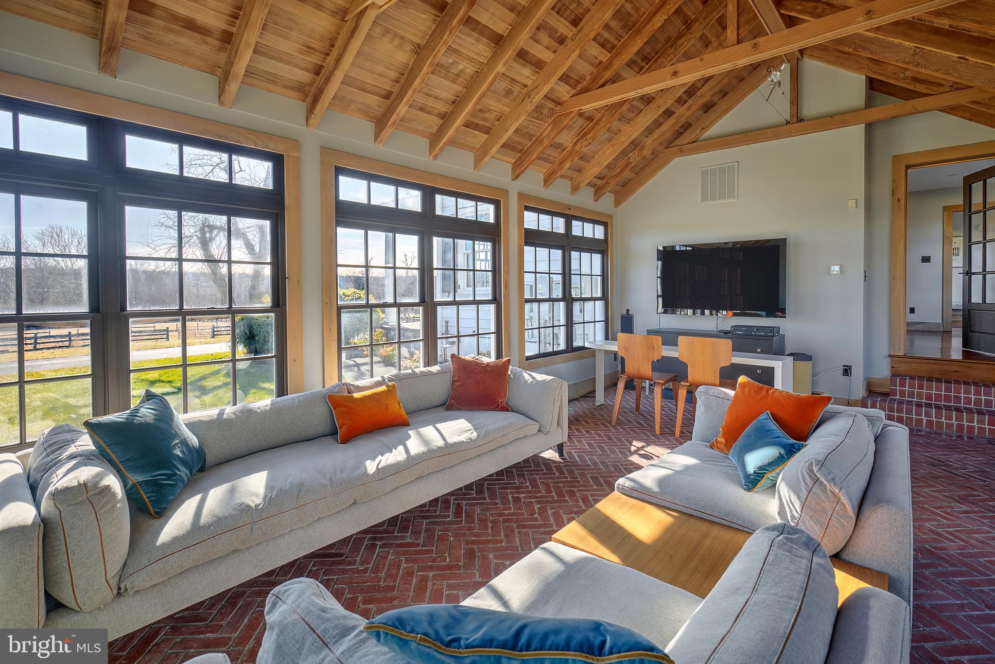 266 Province Line Road Skillman, NJ 08558 - Photo 7 of 71 a living room with furniture and a flat screen tv