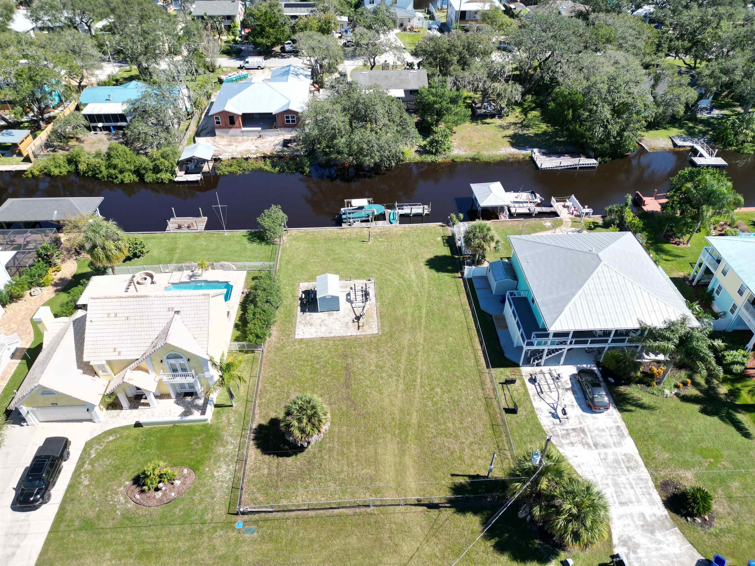 6314 Salado Road St. Augustine, FL 32080 - Photo 2 of 8 an aerial view of residential houses with outdoor space