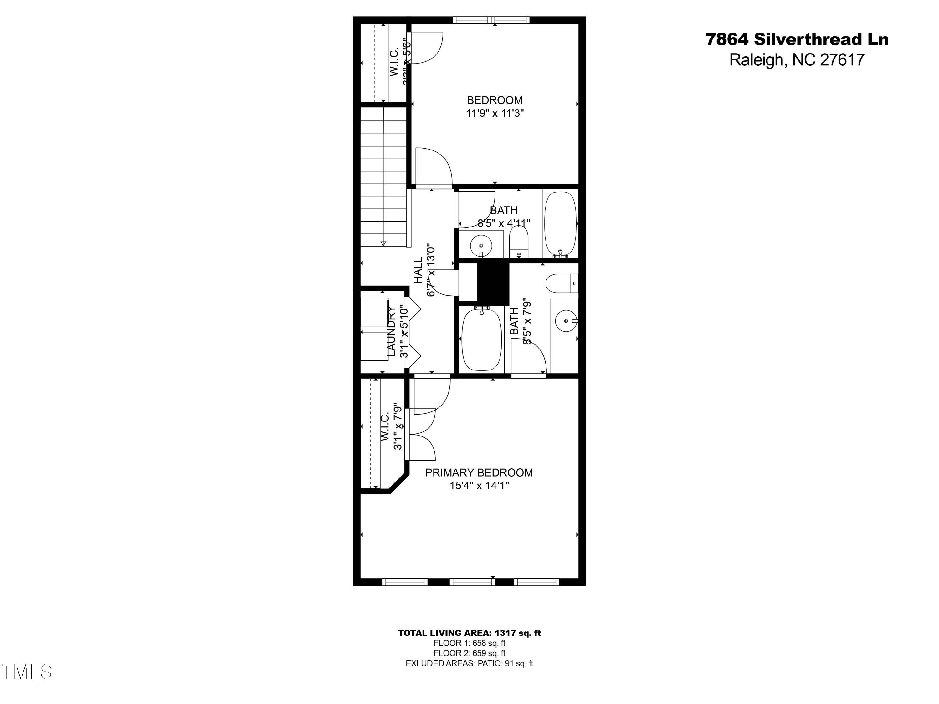 7864 Silverthread Lane Raleigh, NC 27617 - Photo 45 of 50 3-First Floor