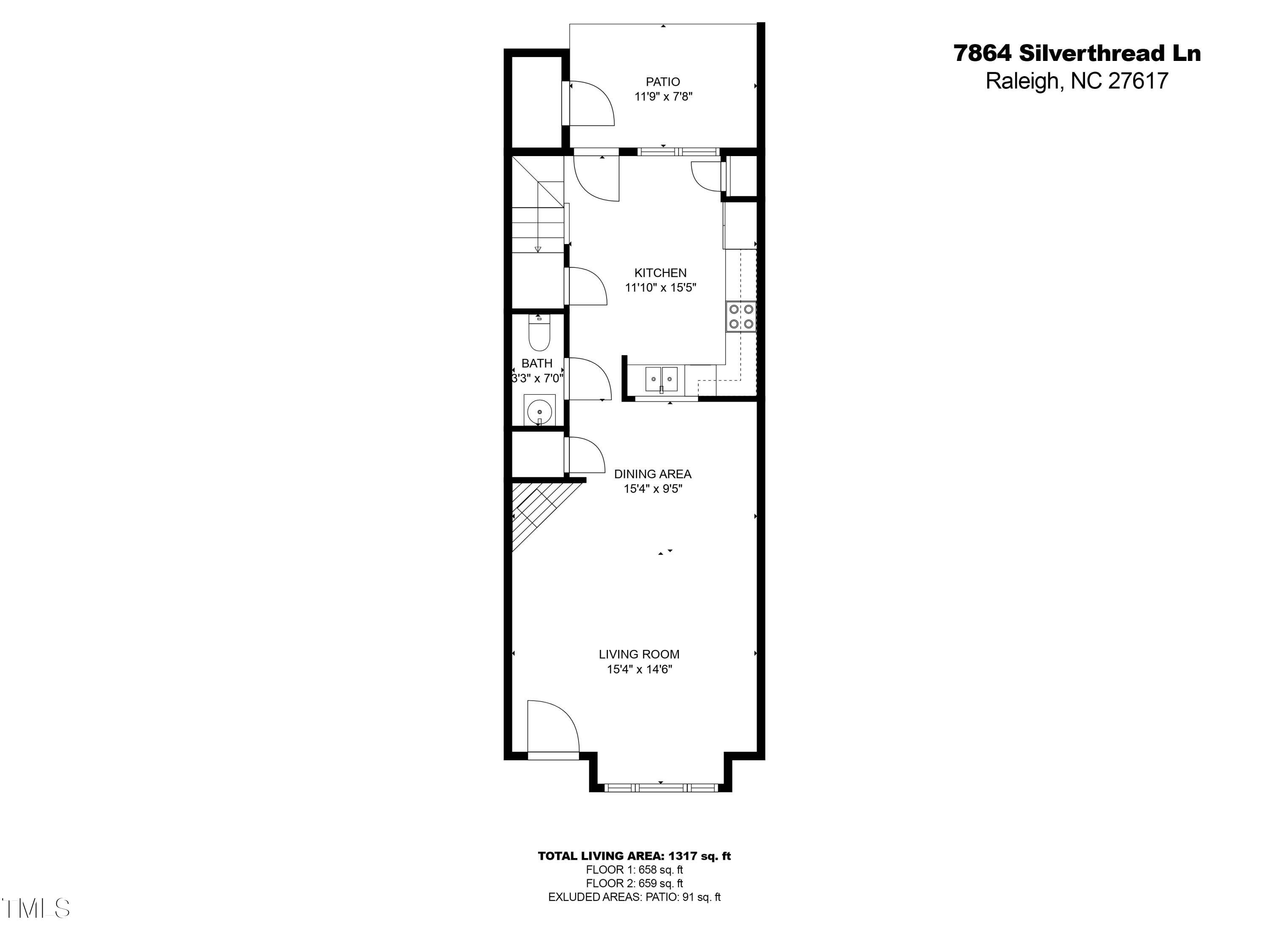 7864 Silverthread Lane Raleigh, NC 27617 - Photo 46 of 50 2-Second Floor