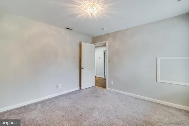 a view of a garden with an ocean