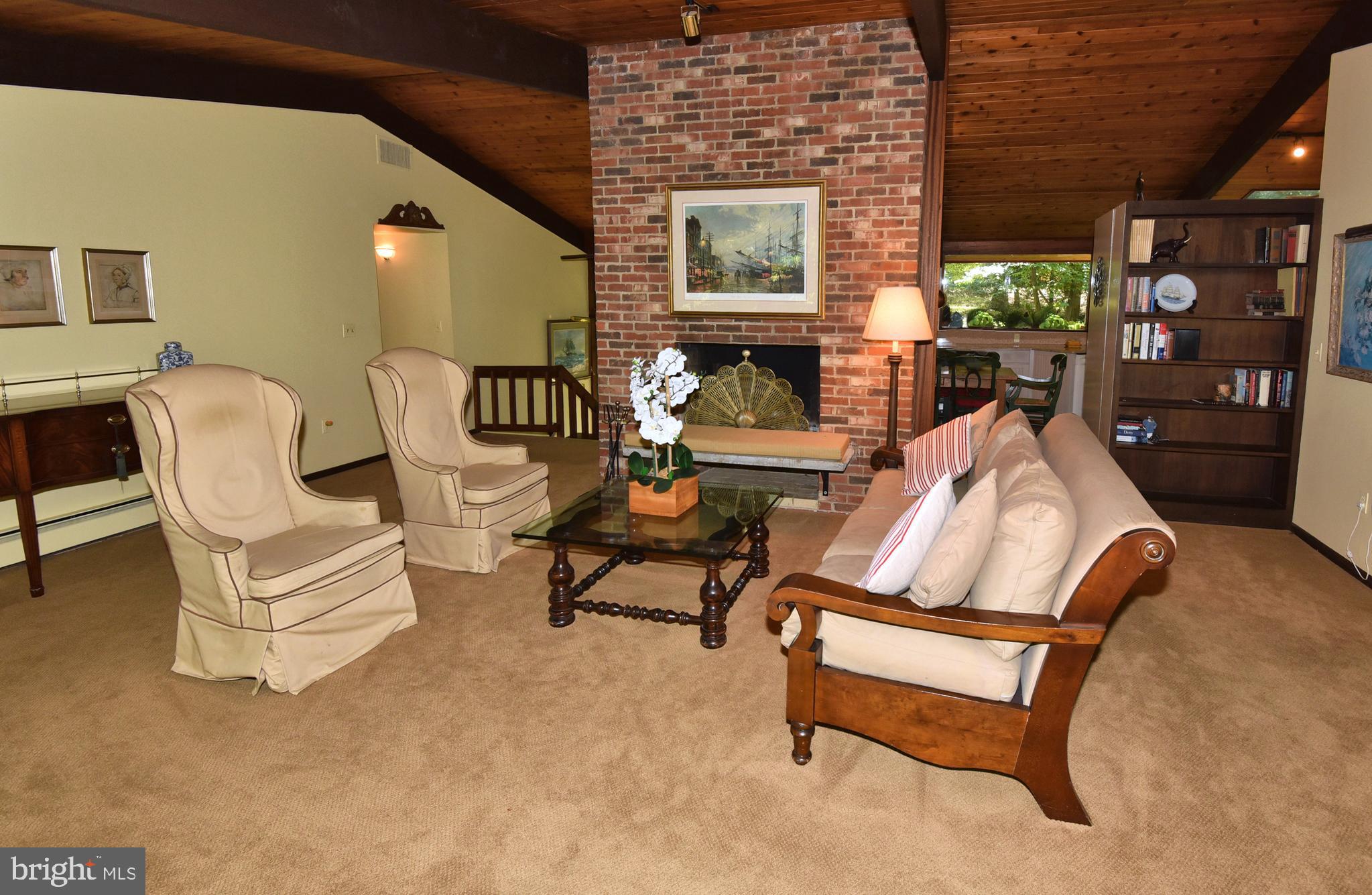 514 Epping Forest Road Annapolis, MD 21401 - Photo 10 of 53 Living Room with Fireplace