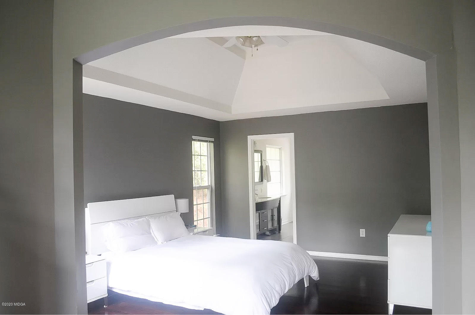 17 Old Benton Road Juliette, GA 31046 - Photo 7 of 19 a bedroom with a bed and a view of bathroom