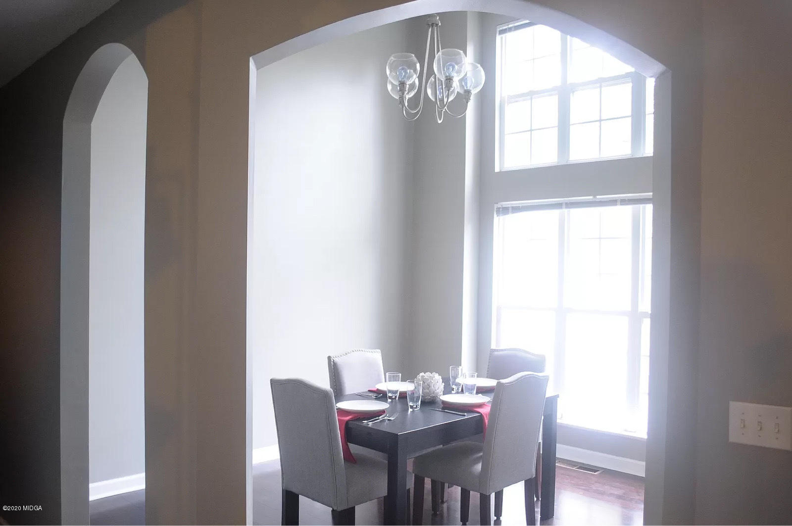 17 Old Benton Road Juliette, GA 31046 - Photo 8 of 19 a view of a dining room with furniture and a chandelier
