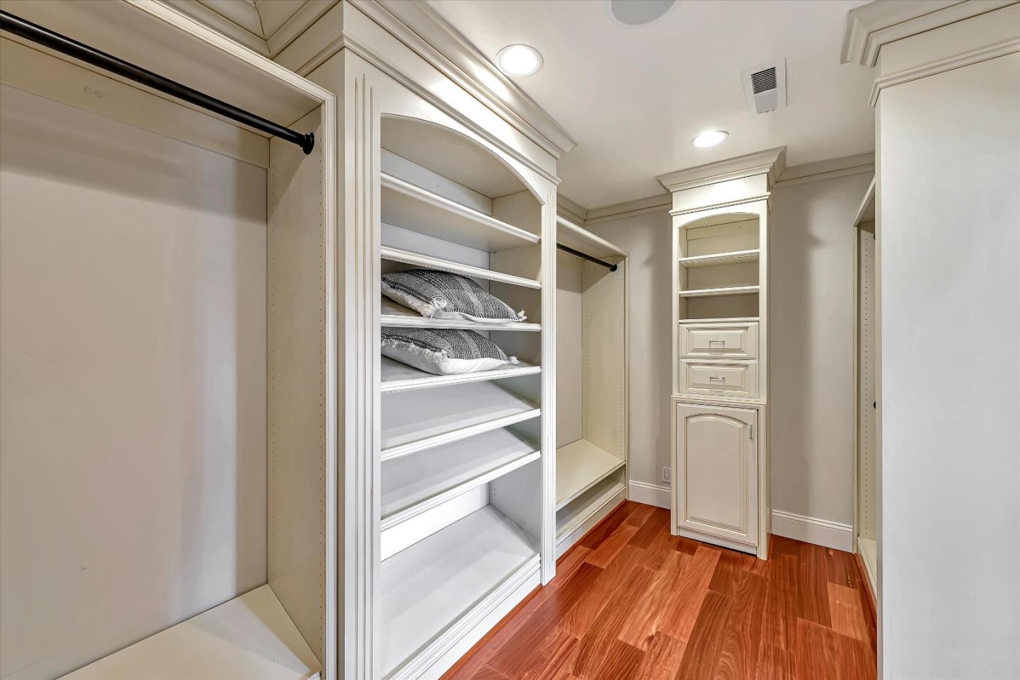 1623 Fallen Leaf Lane Los Altos, CA 94024 - Photo 47 of 62 a view of walk in closet with empty racks