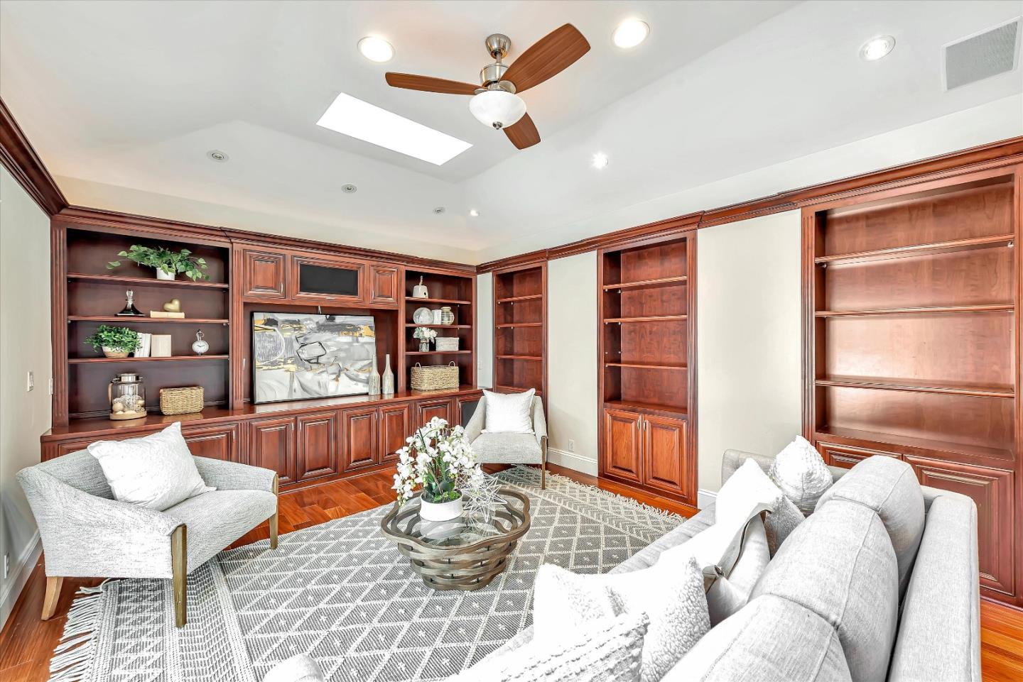 1623 Fallen Leaf Lane Los Altos, CA 94024 - Photo 5 of 62 a living room with furniture and a wooden floor