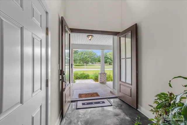 a living room filled with furniture