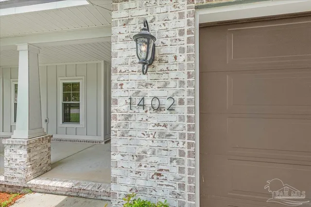 a front view of a house with a shower