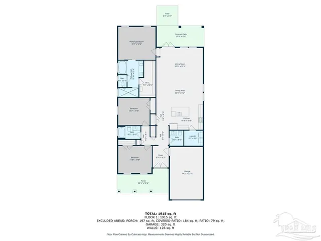 a picture of a floor plan