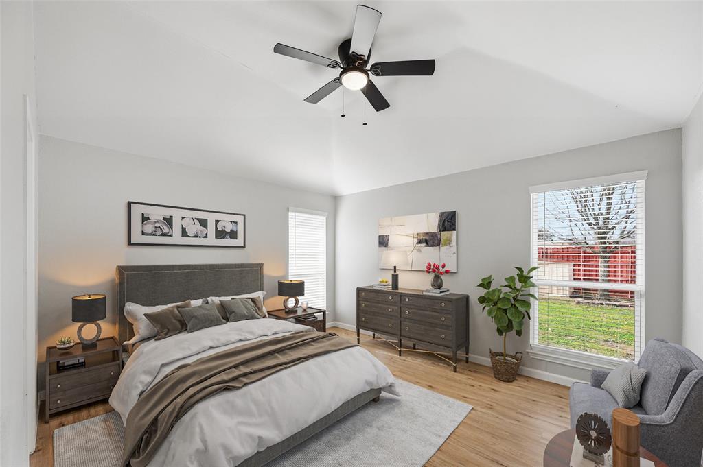 210 South Malone Road Allen, TX 75002 - Photo 34 of 36 a bedroom with a bed and furniture