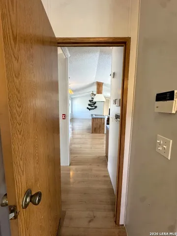 a view of empty room with a window