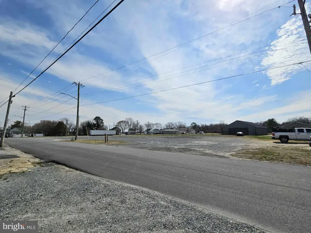 a view of a road near a lake