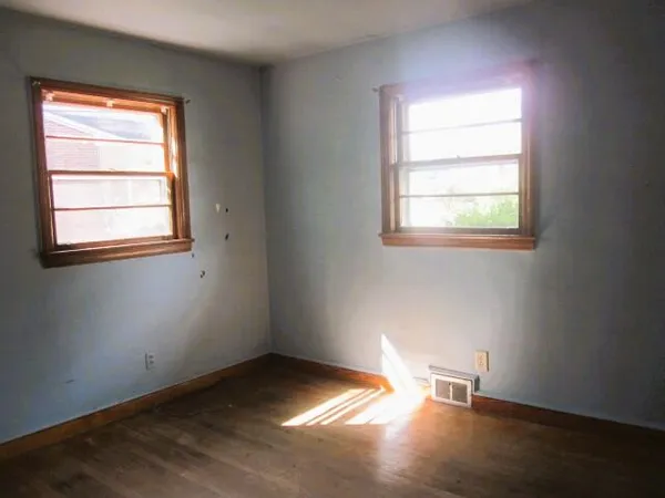 a bathroom with a sink and vanity