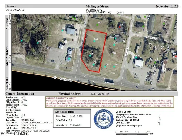 $410,000 | 483 Freedom Way, Midway Park, NC 28544