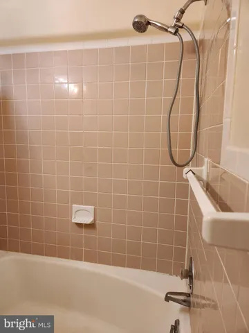 a view of small space with racks on the wall