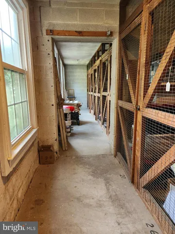 a view of a building with a porch