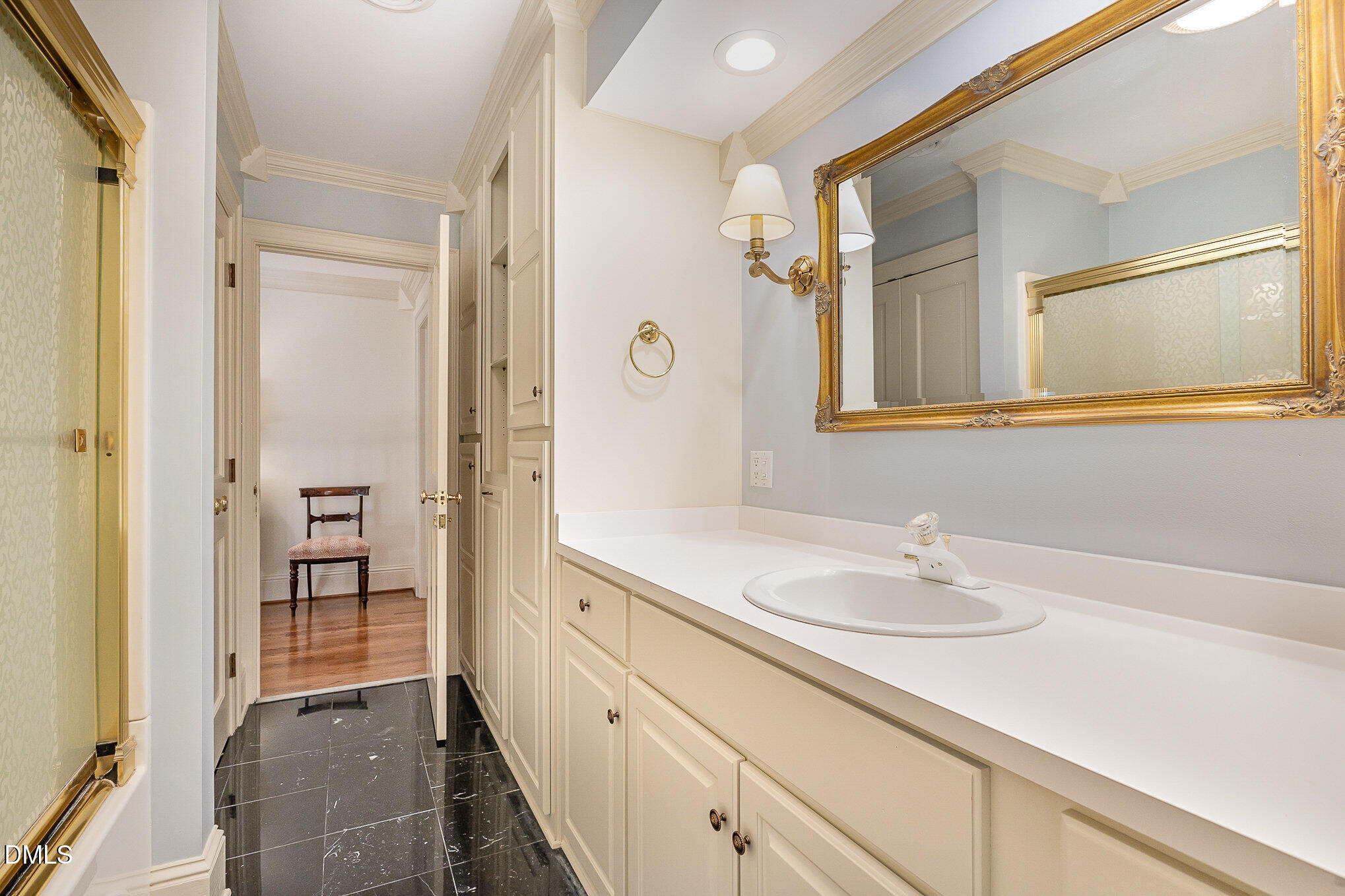 672 Lake Wackena Road Goldsboro, NC 27534 - Photo 17 of 46 a bathroom with a sink and a mirror