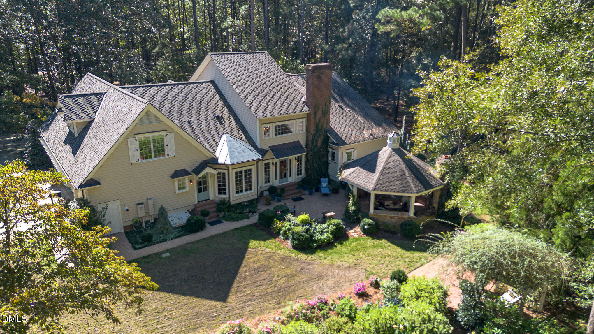 672 Lake Wackena Road Goldsboro, NC 27534 - Photo 38 of 46 an aerial view of a house