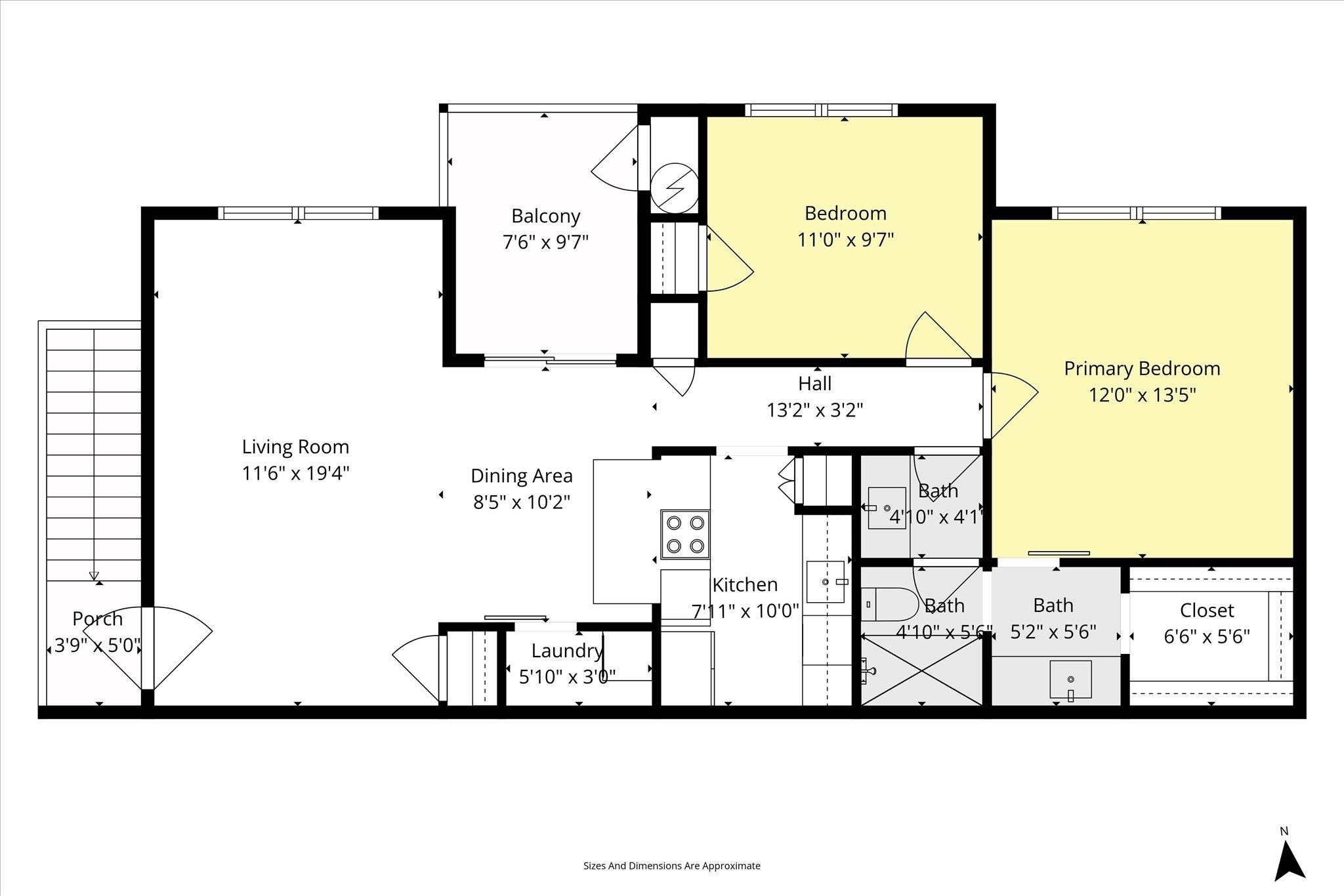 500 Grant Street, Unit C210 Daphne, AL 36526 - Photo 26 of 26 Floor plan