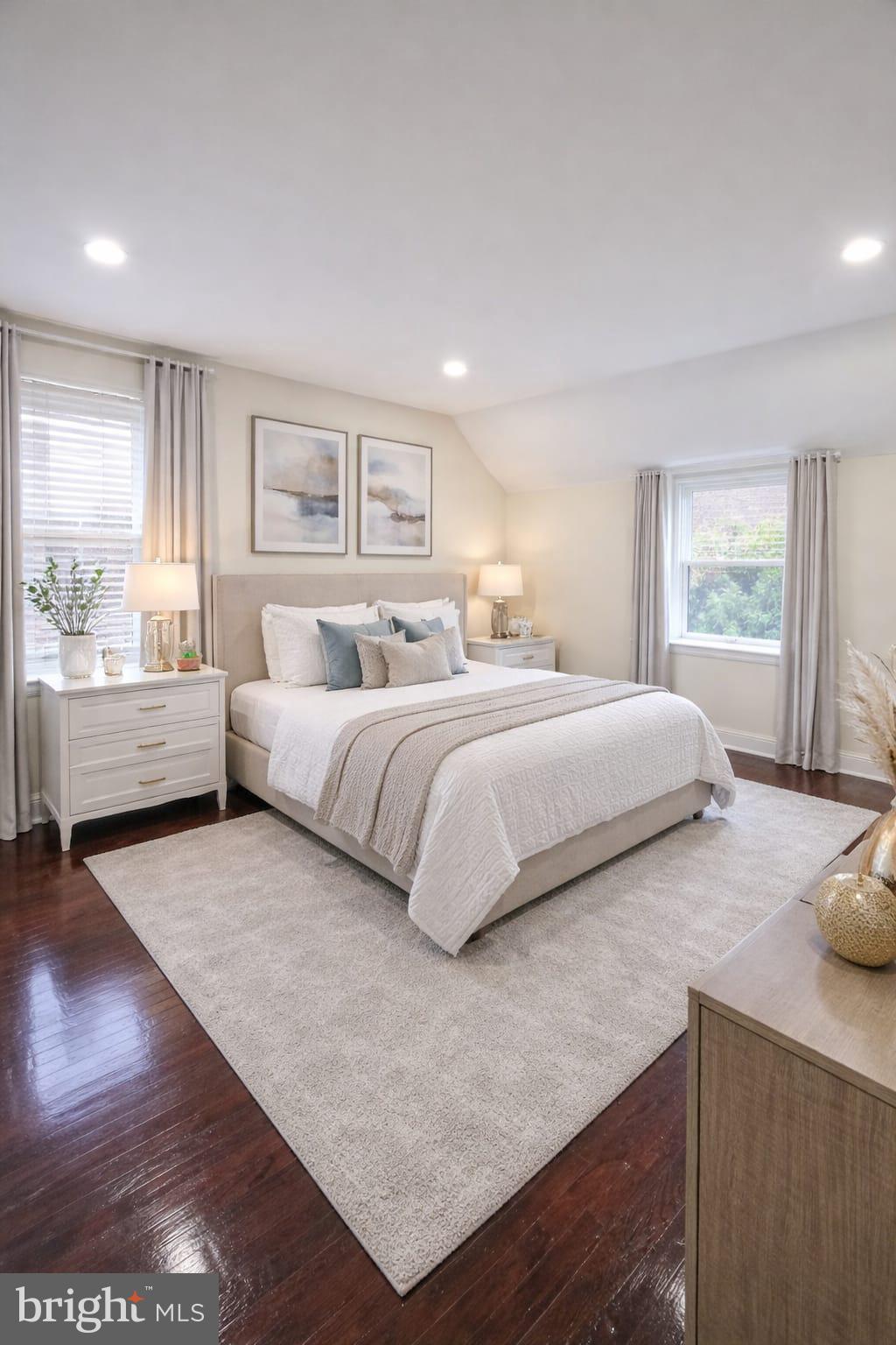 103 North 27th Street Reading, PA 19606 - Photo 7 of 15 a bedroom with a bed and a night stand