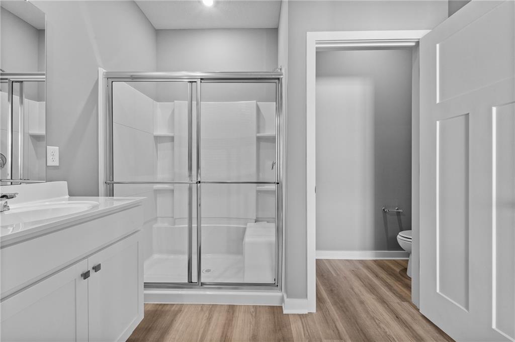 121 Jerome Drive Butler, PA 16001 - Photo 14 of 20 a bathroom with a shower and a sink