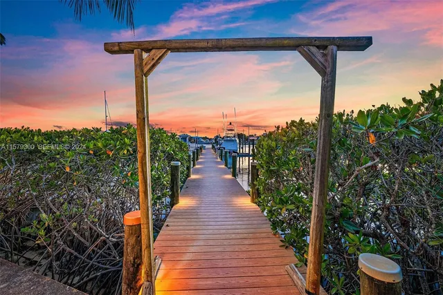 a view of a lake with a big yard