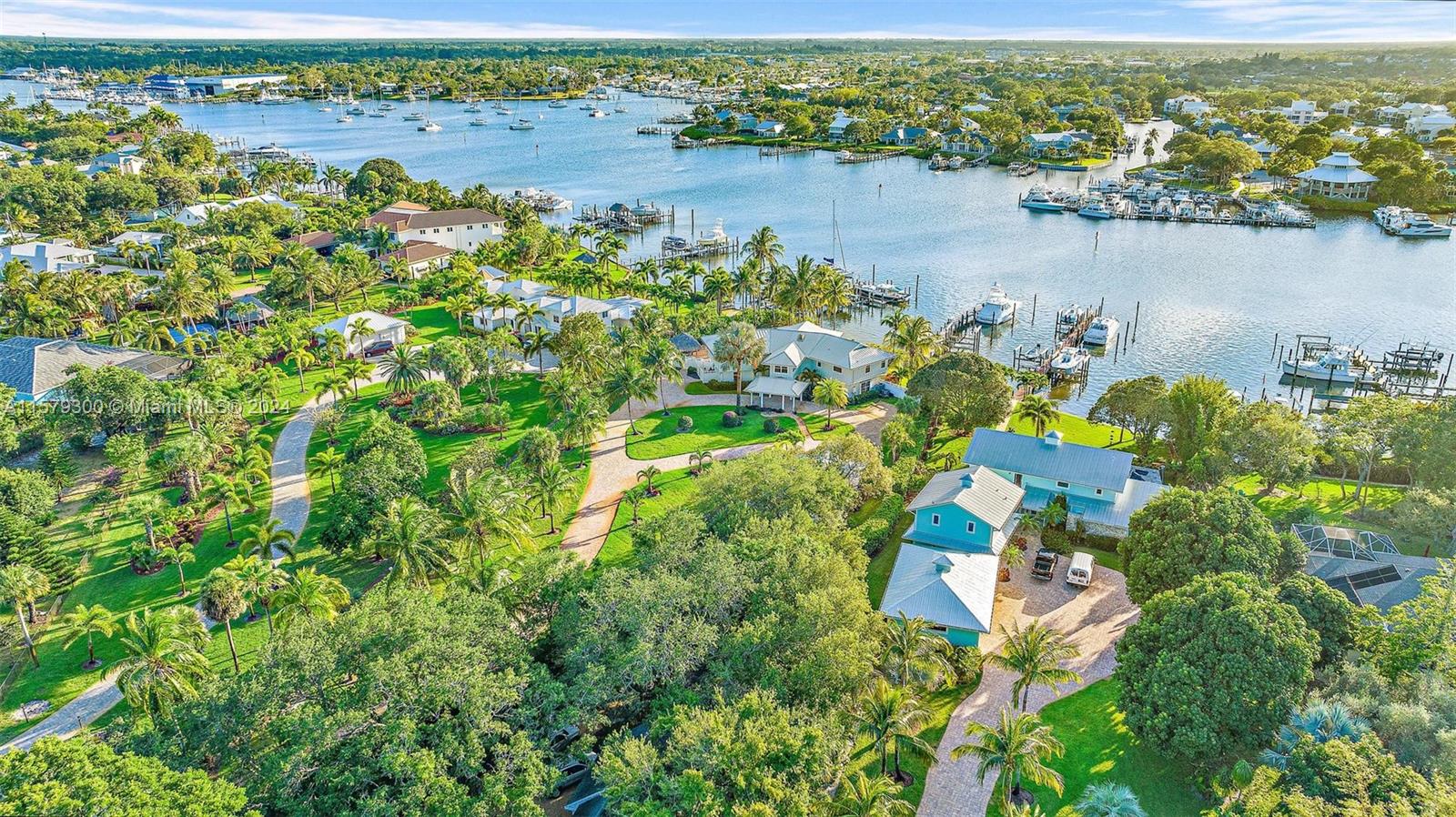 4643 Cheerio Way Stuart, FL 34997 - Photo 19 of 69 an aerial view of a houses with a lake view