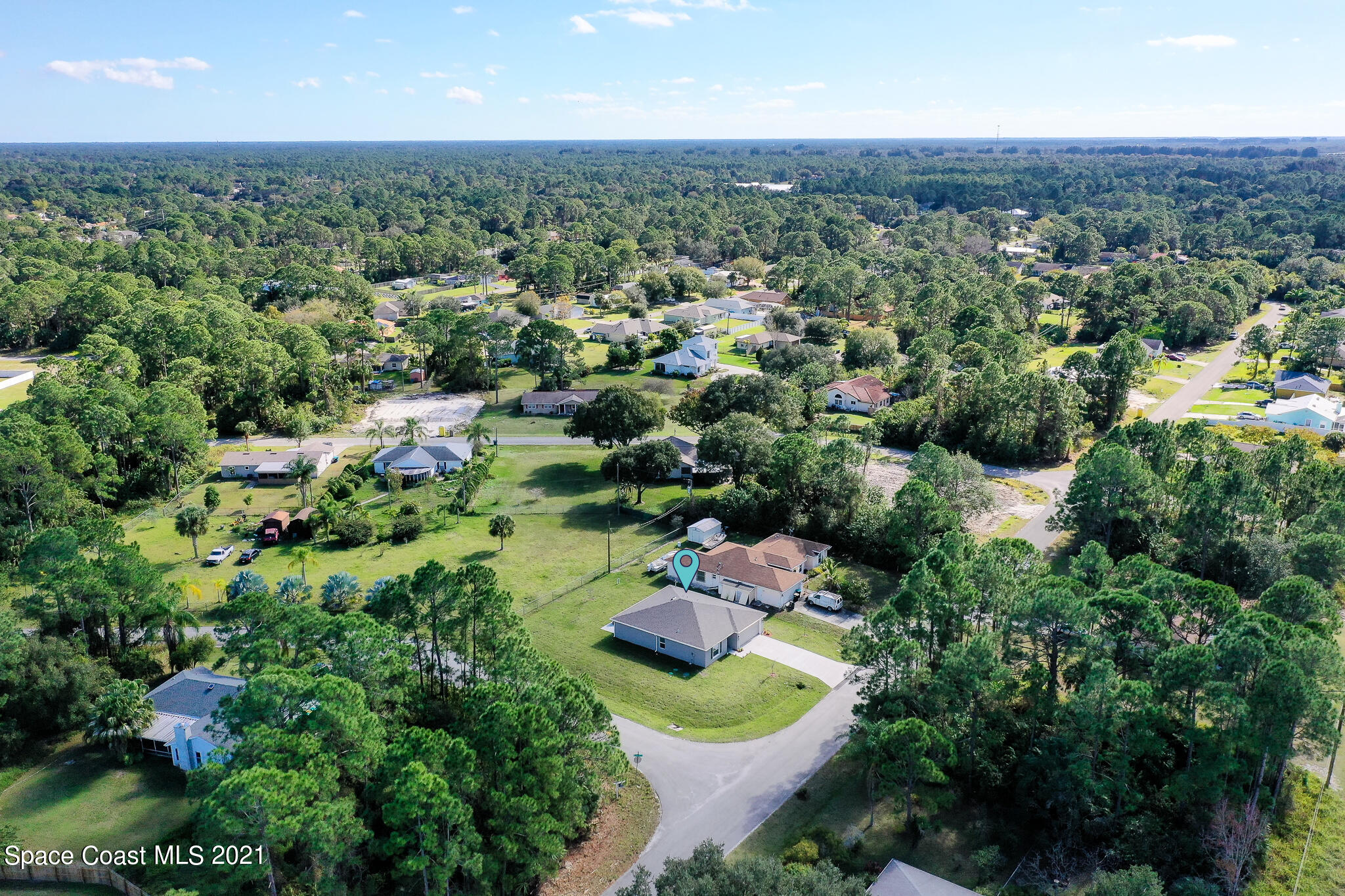 271 Wendover Road Southwest Palm Bay, FL 32908 - Photo 31 of 35 an aerial view of multiple house