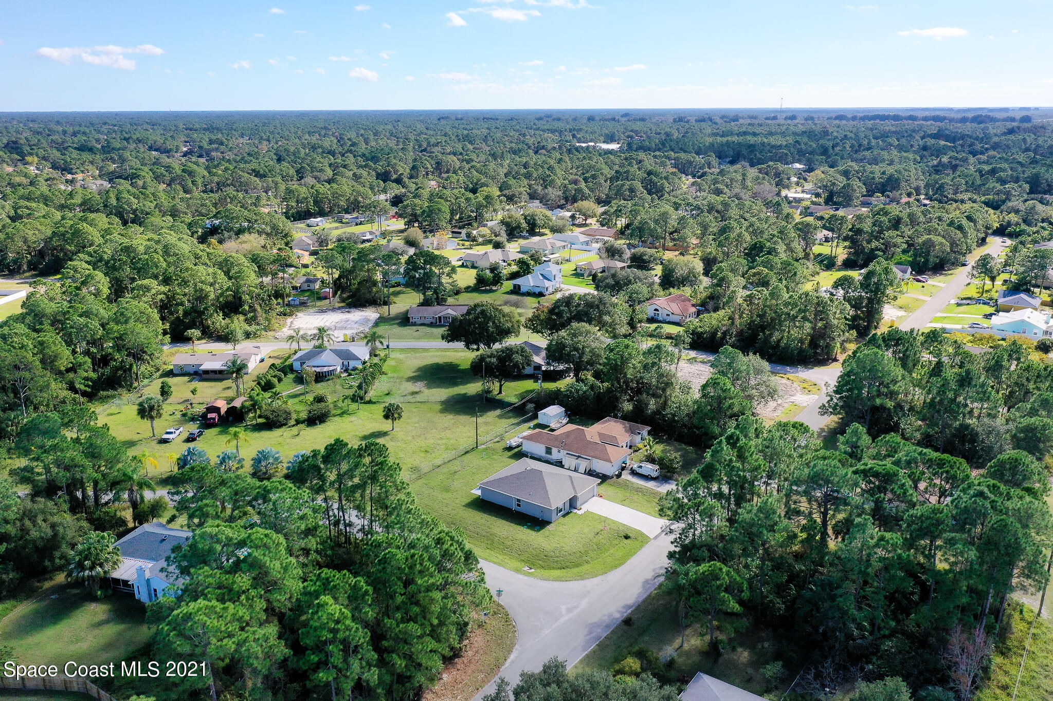 271 Wendover Road Southwest Palm Bay, FL 32908 - Photo 33 of 35 an aerial view of multiple house