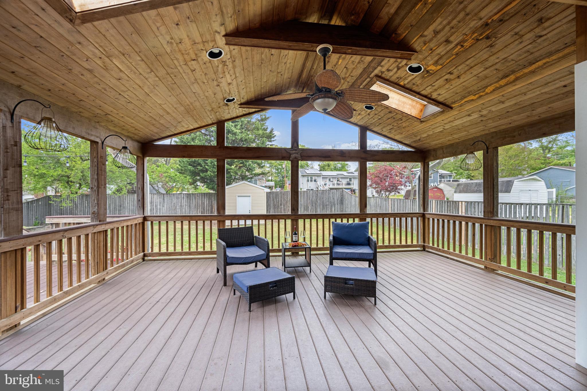 1410 Valley Creek Road Severn, MD 21144 - Photo 23 of 47 a view of a patio with wooden floor