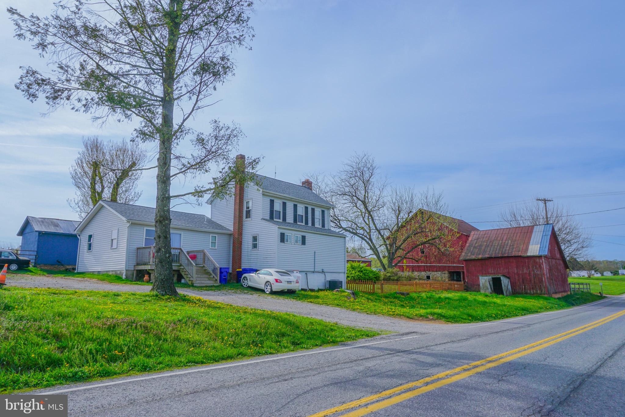 Charming countryside home with barn.