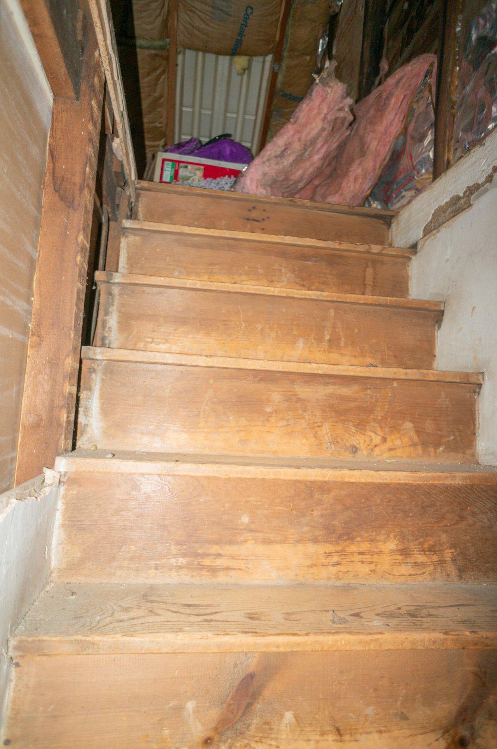 14803 Mt Olivet Road Stewartstown, PA 17363 - Photo 31 of 81 Rustic wooden stairs to the unknown.