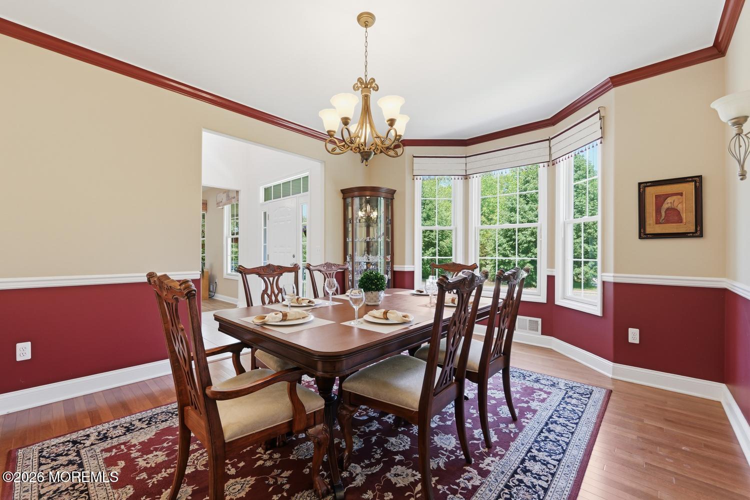 7 Cherry Tree Lane Cream Ridge, NJ 08514 - Photo 4 of 47 a view of a dining room with furniture window and wooden floor