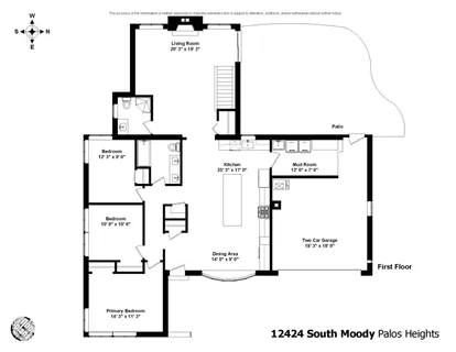 $399,999 | 12424 South Moody Avenue, Palos Heights, IL 60463