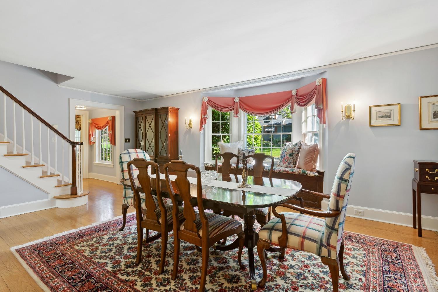 32 Oak Hills Road Edison, NJ 08820 - Photo 23 of 54 a view of a dining room with furniture window and wooden floor