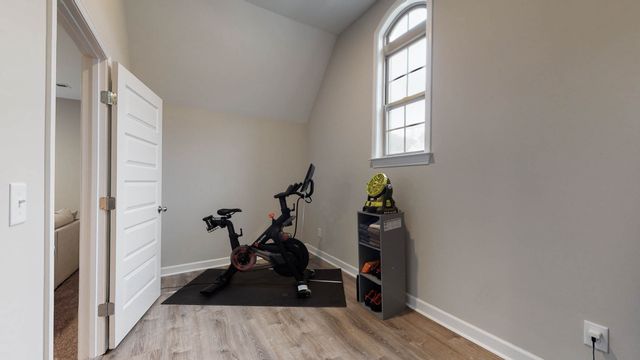 a aerial view of a house with swimming pool