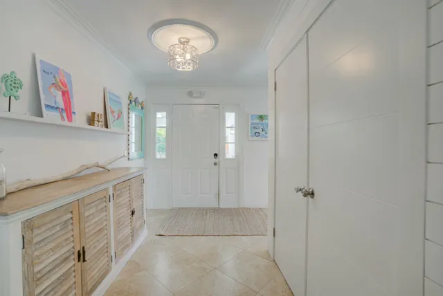 a view of a backyard with garden