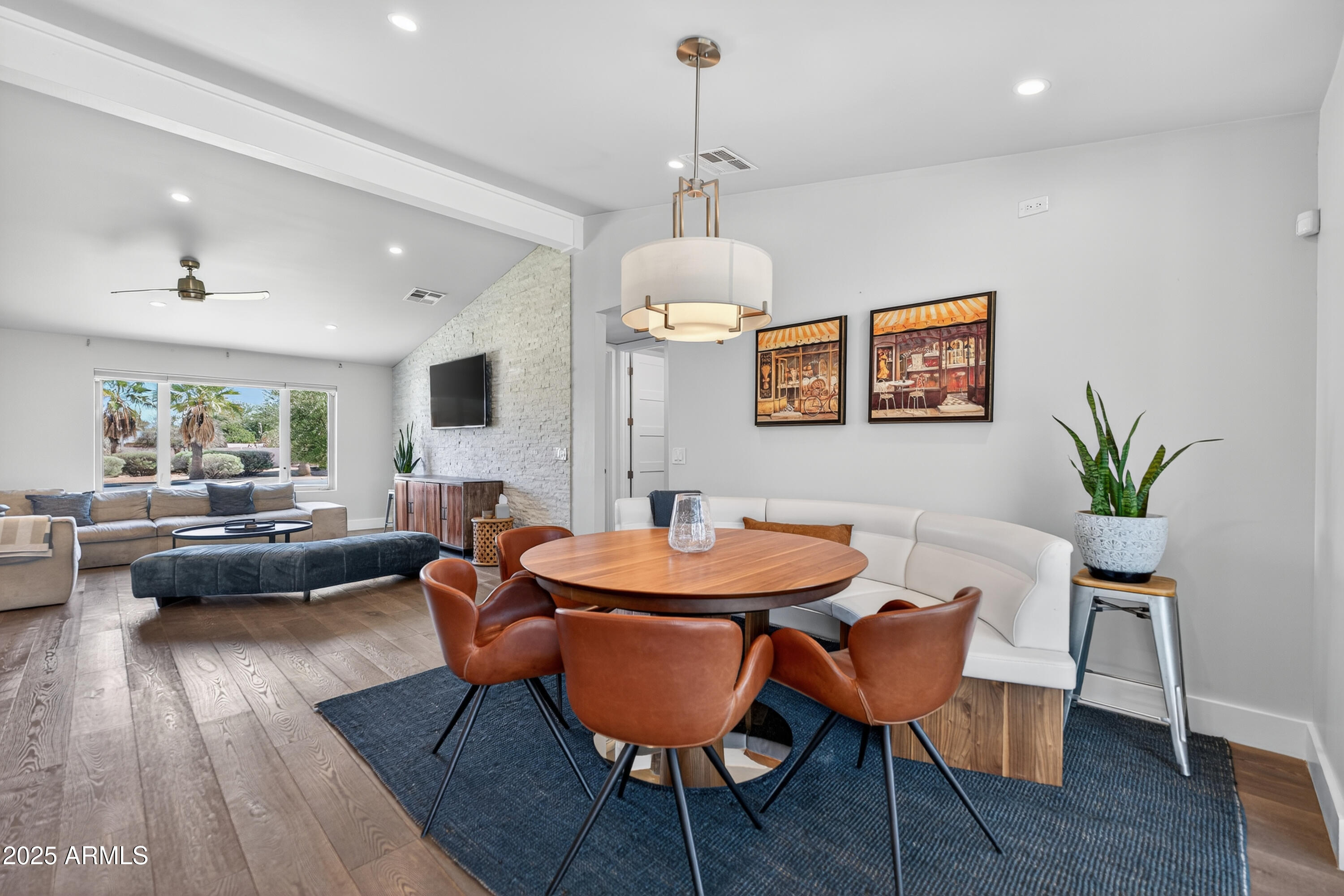 11026 North 42nd Street Phoenix, AZ 85028 - Photo 15 of 43 a outdoor space with furniture and wooden floor