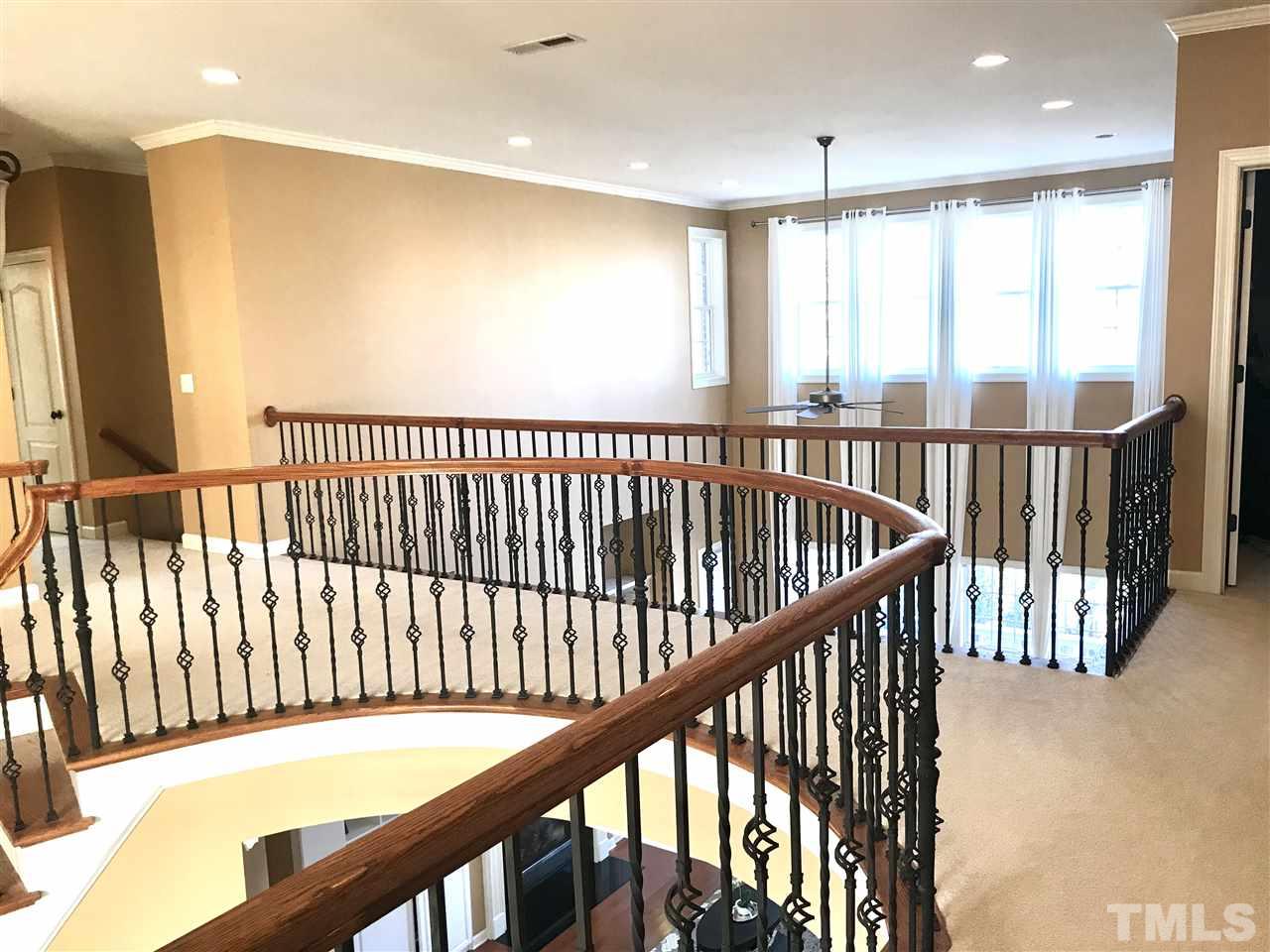 2913 Elmfield Street Raleigh, NC 27614 - Photo 15 of 30 Second Floor with Iron Balusters.