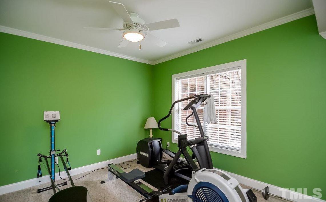 2913 Elmfield Street Raleigh, NC 27614 - Photo 25 of 30 Basement bedroom used as gym