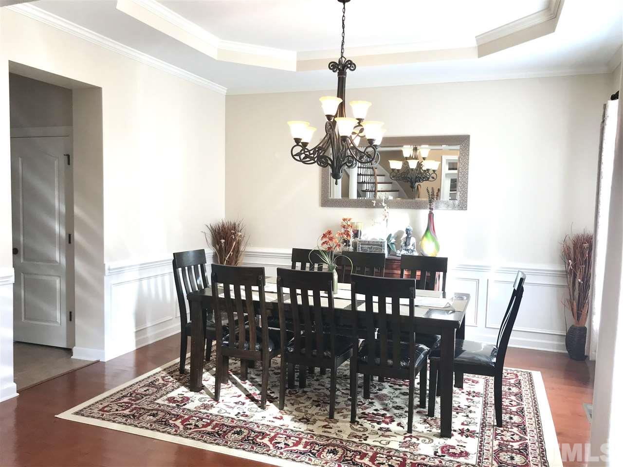 2913 Elmfield Street Raleigh, NC 27614 - Photo 10 of 30 Dining Room with Hardwood Floors.