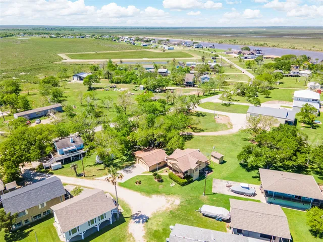a view of a city with an ocean