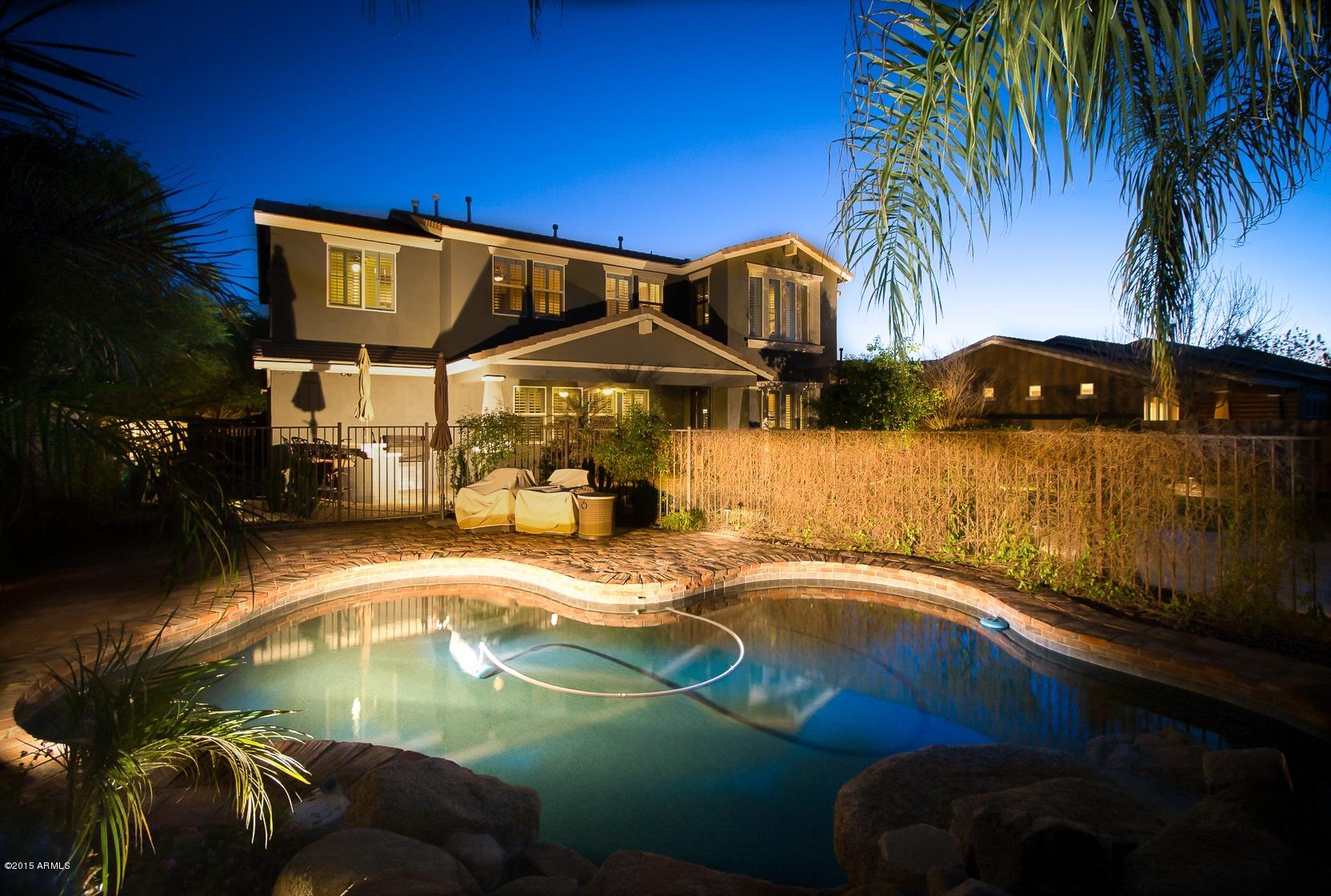 3728 East Morrison Ranch Parkway Gilbert, AZ 85296 - Photo 3 of 59 15 Backyard Twilight