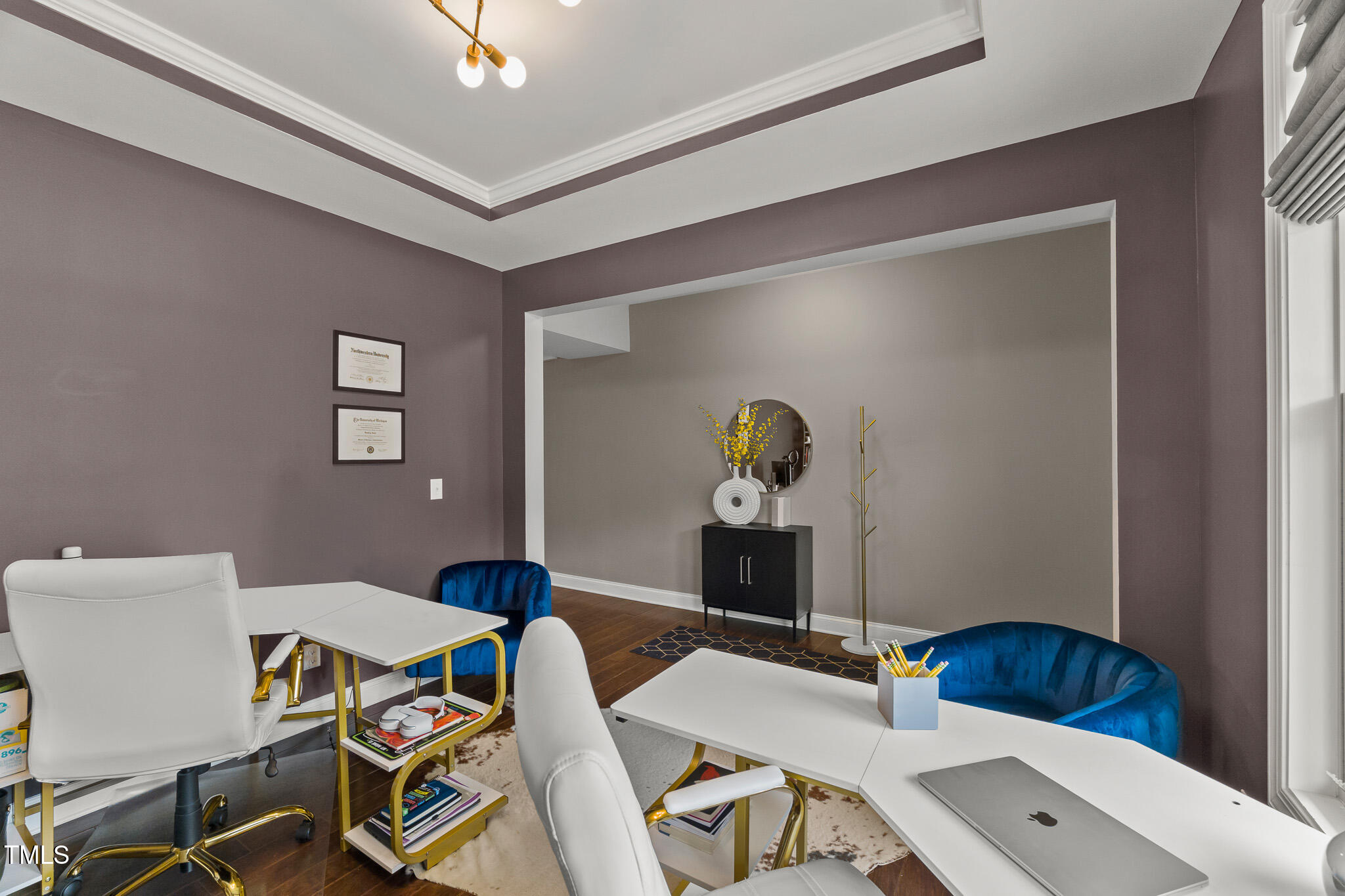 1715 Capstone Drive Durham, NC 27713 - Photo 19 of 53 a living room with furniture and painting on the wall