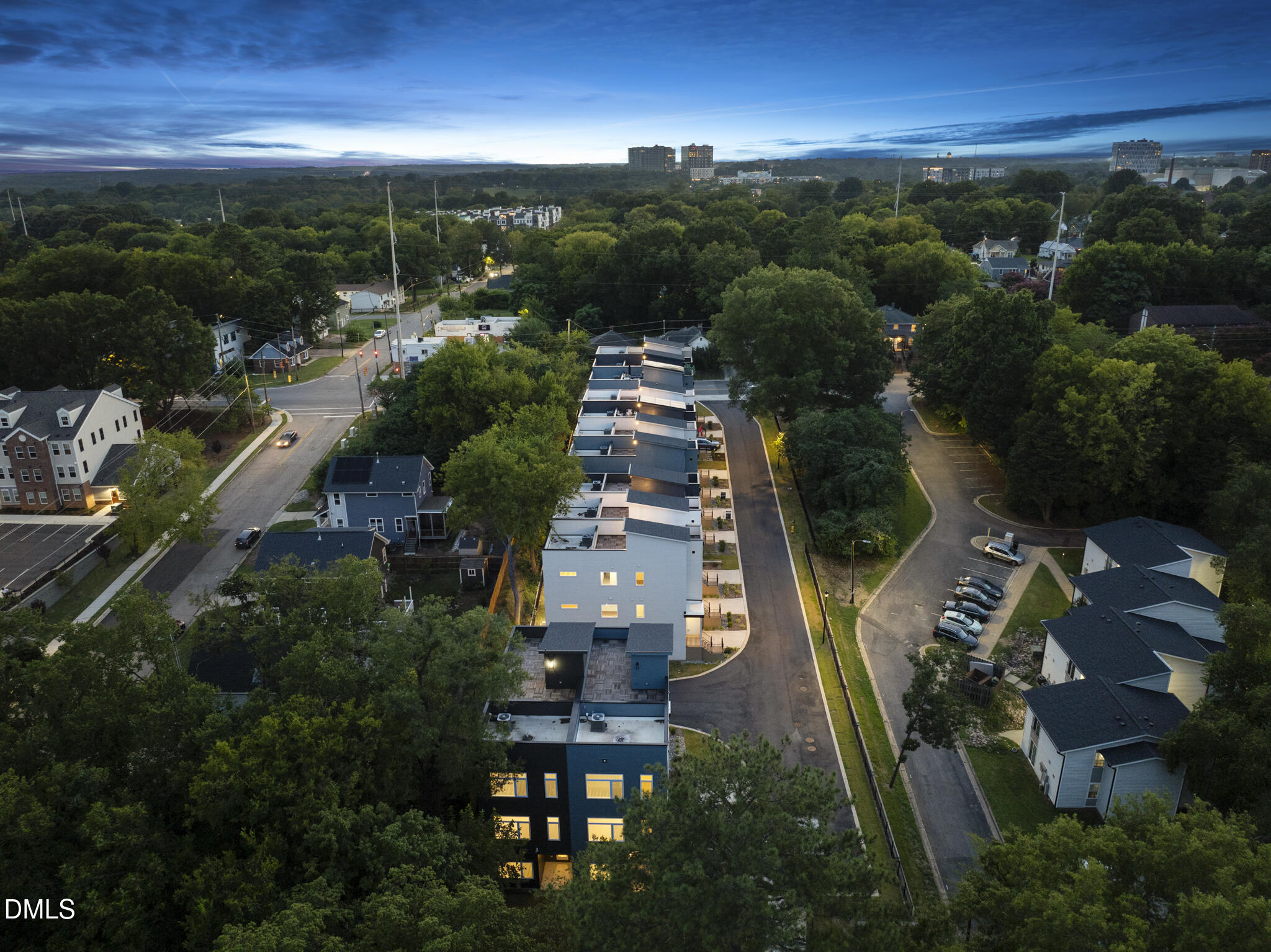 600 Rocky Knob Court Raleigh, NC 27601 - Photo 39 of 49 an aerial view of multiple house