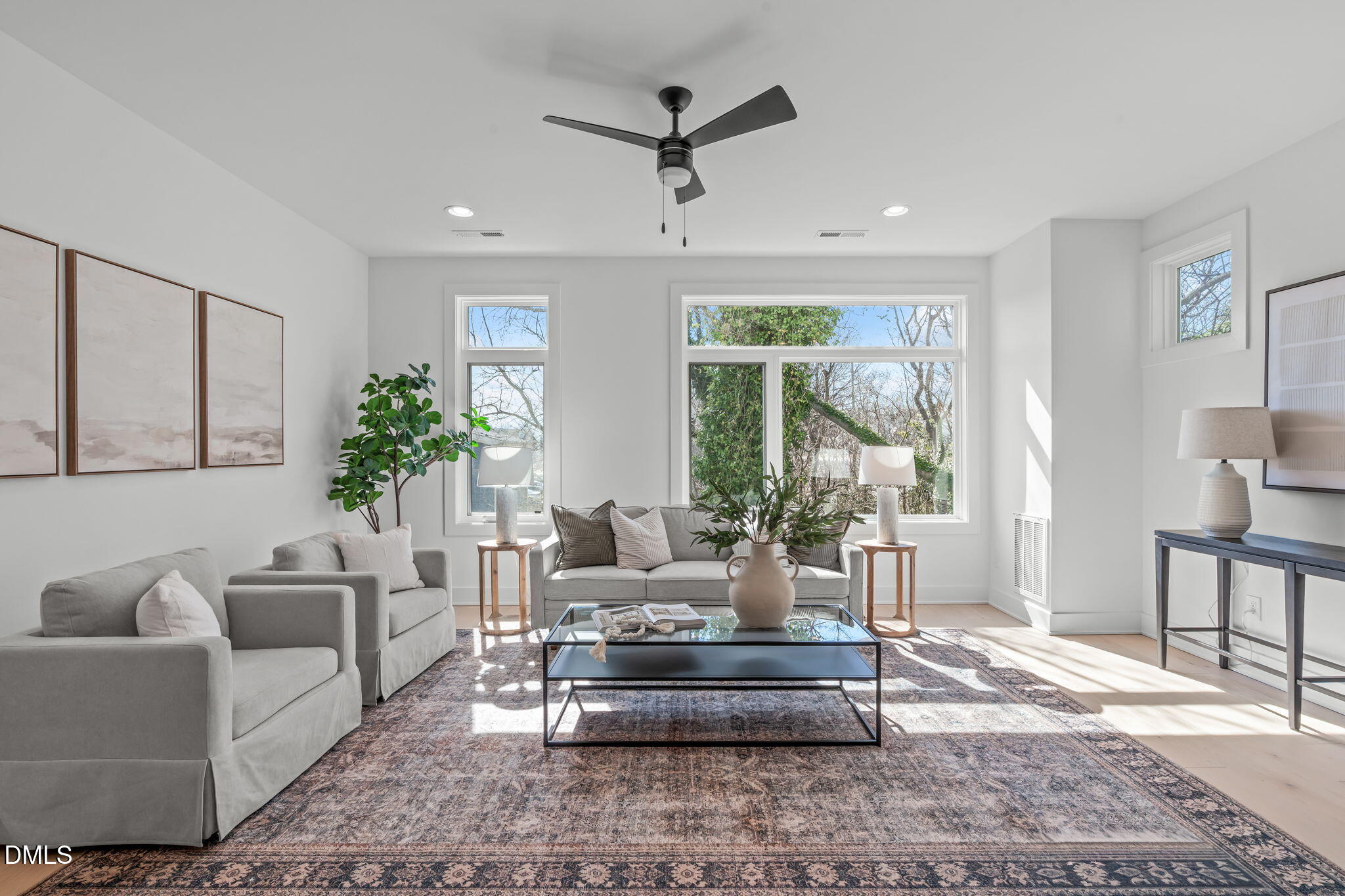 600 Rocky Knob Court Raleigh, NC 27601 - Photo 8 of 49 a living room with furniture and a large window