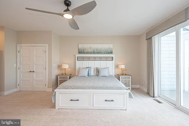 a aerial view of a house with a ocean view