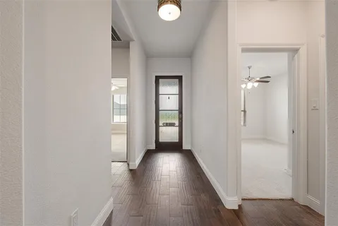wooden floor in a gallery