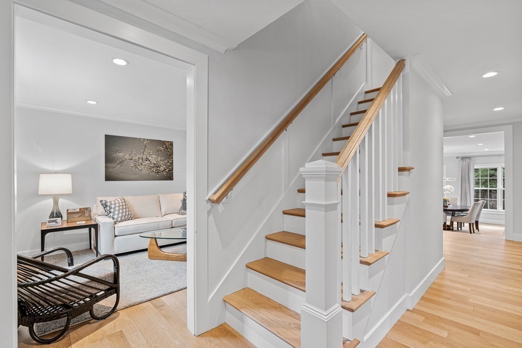 19 River Glen Road Wellesley, MA 02481 - Photo 2 of 31 a view of entryway and hall with wooden floor