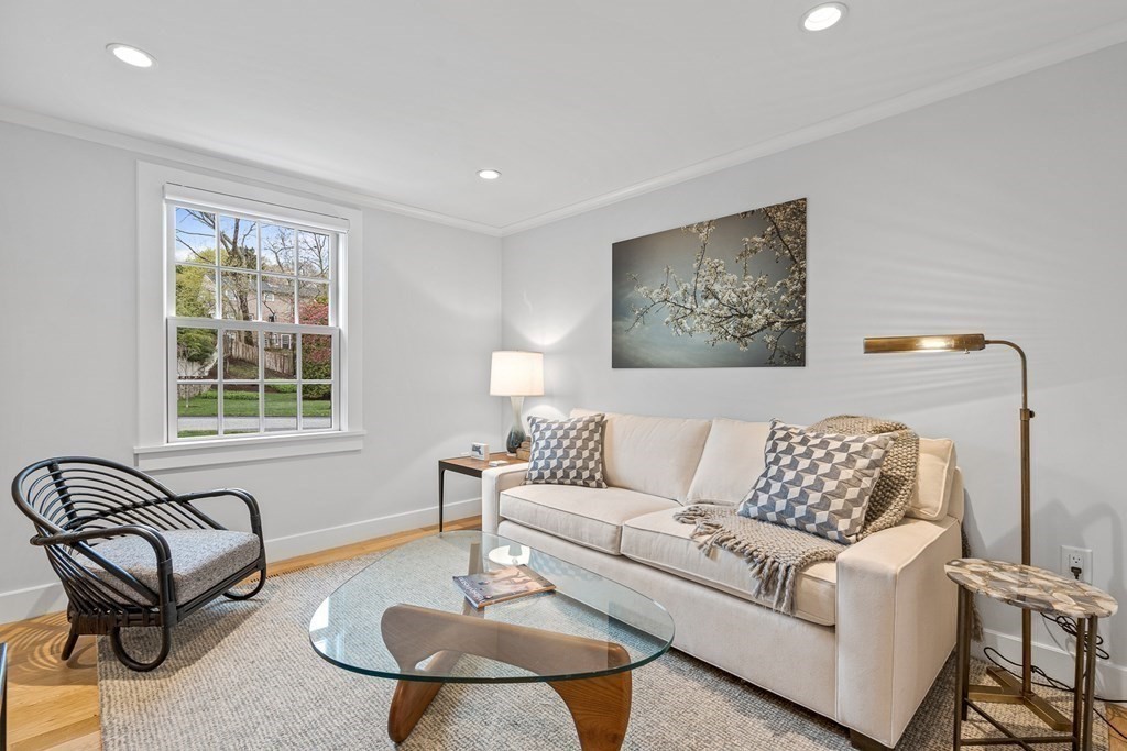 19 River Glen Road Wellesley, MA 02481 - Photo 6 of 31 a living room with furniture and a large window
